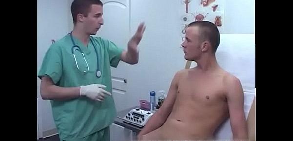  All male physical exam videos gay Putting on a rubber glove he told